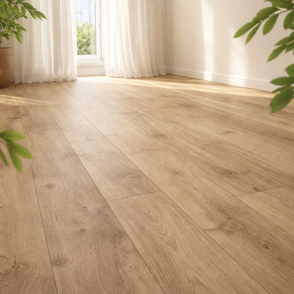 Sàn gỗ lau dầu Lát Thẳng