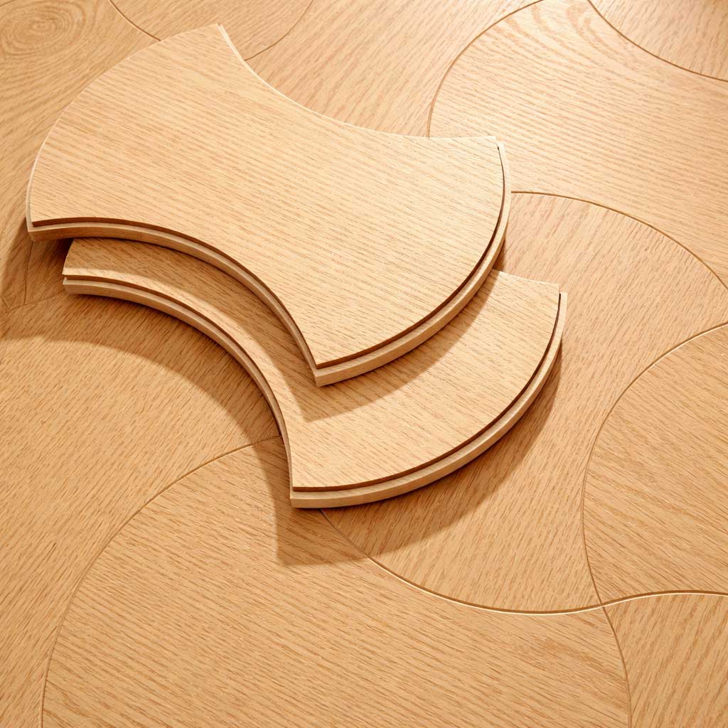 Sàn gỗ lau dầu hoa văn CURVA AT-V831