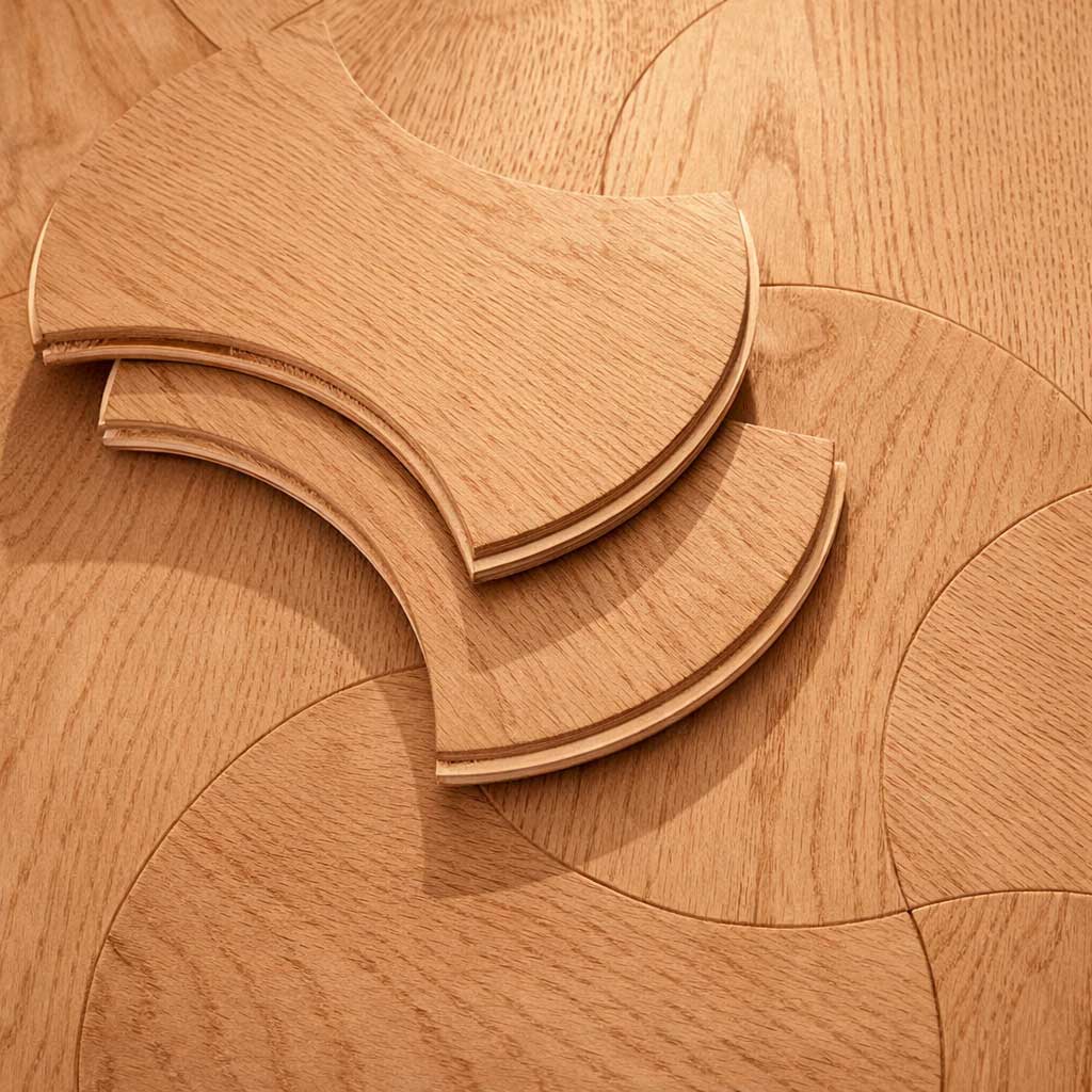 Sàn gỗ lau dầu hoa văn CURVA AT-V831