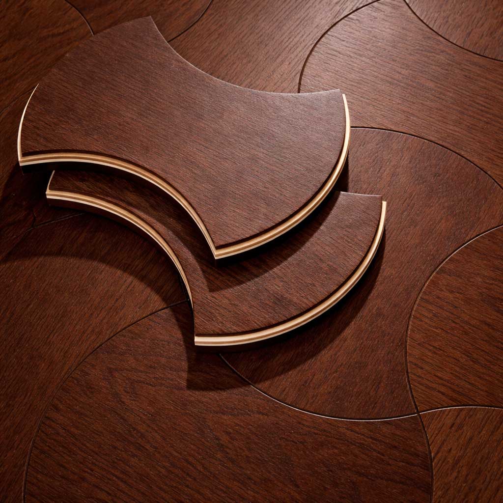 Sàn gỗ lau dầu hoa văn CURVA AT-V831